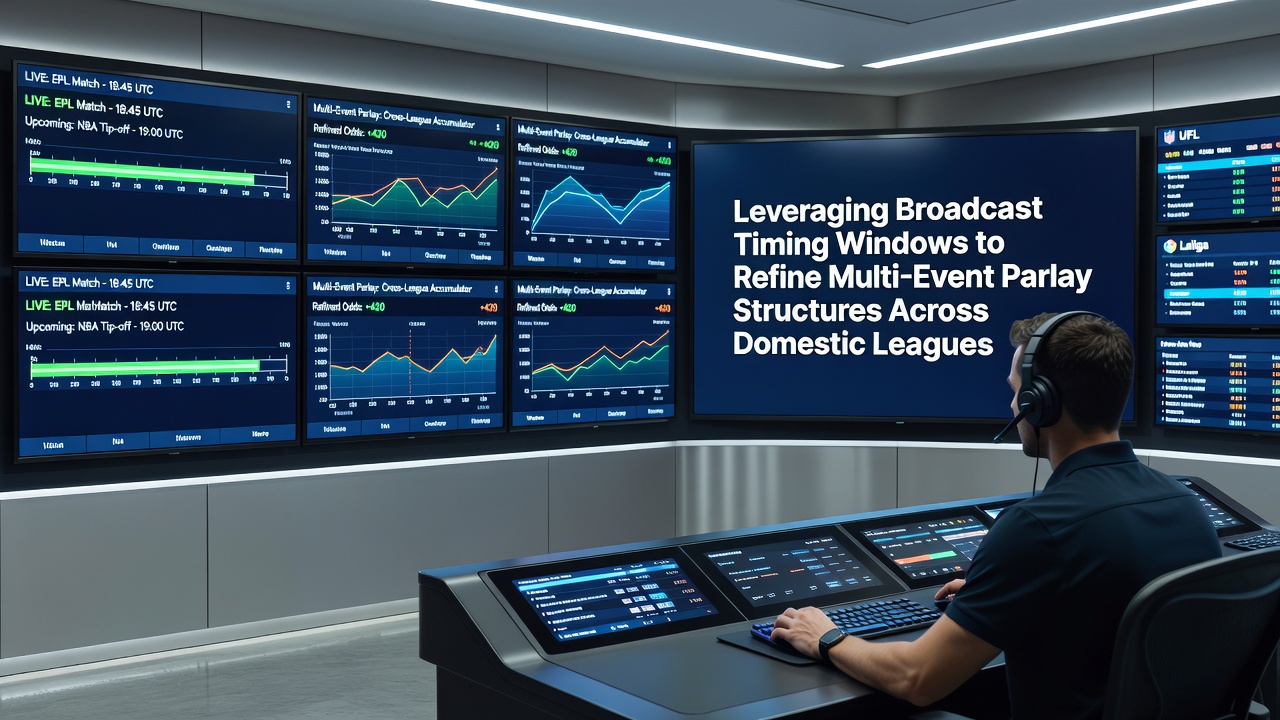 Global schedule grid showing staggered broadcast slots between football leagues and tennis tours