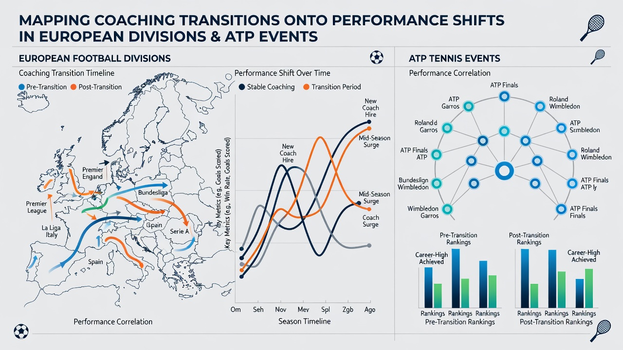 Performance shift charts for soccer and tennis coaching changes